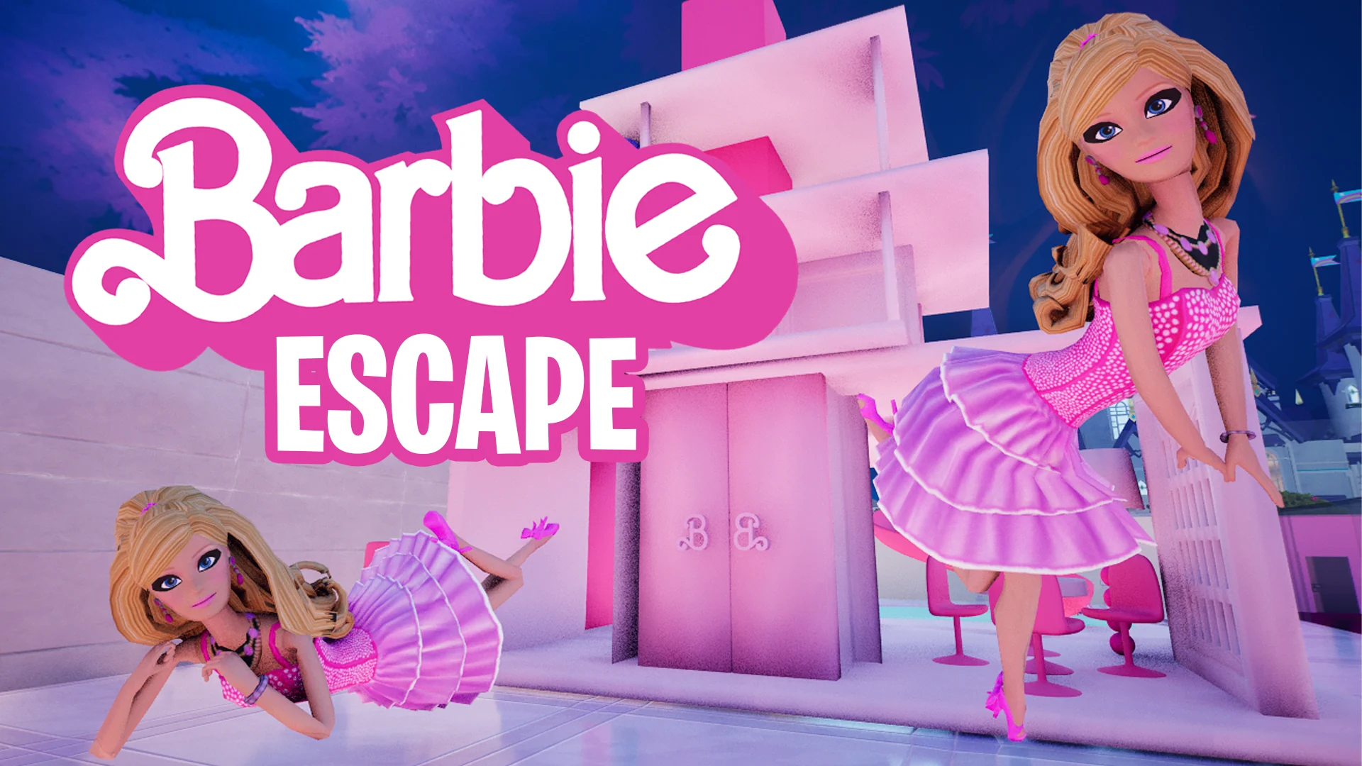 Barbie Escape horror game artwork