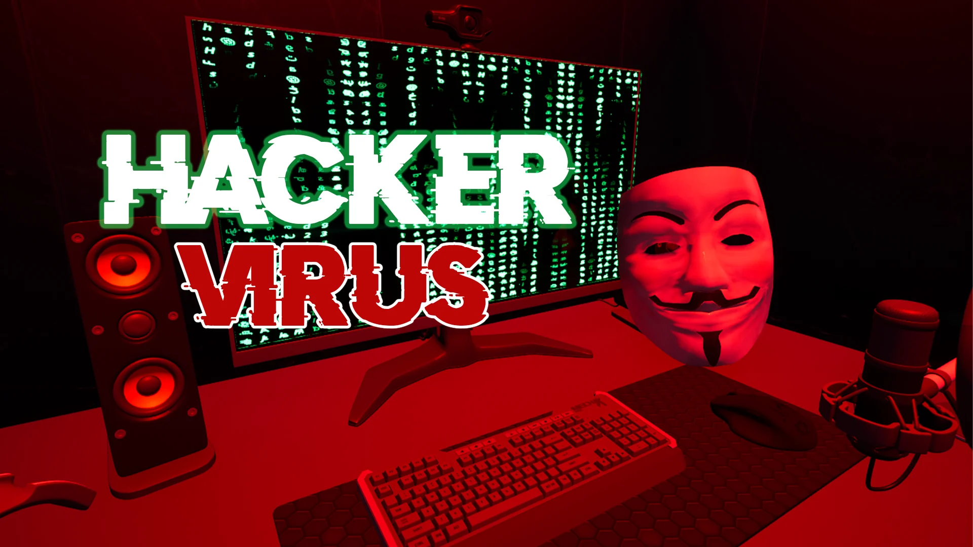 Hacker Virus horror game artwork